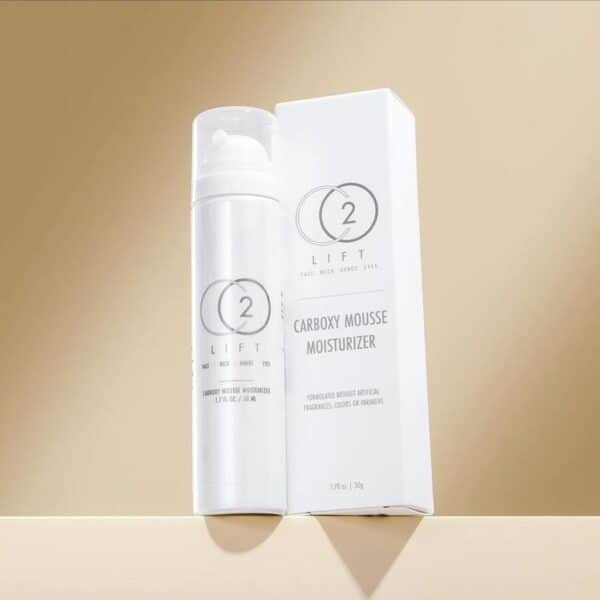 Natural and effective ingredients in 'Carboxy Mousse Moisturizer' for skin health