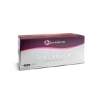 Juvederm Volbella Lidocaine dermal filler packaging, featuring a sleek box with the product name and branding.